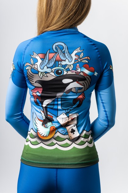 Rashguard Marin Long KIDS